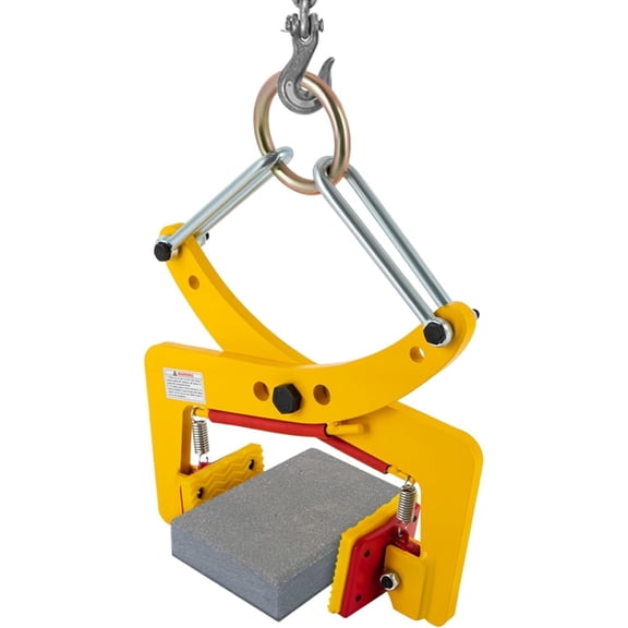 Lifting Clamp, 617lbs Stone Lifting Clamps, Adjustable Granite Curb Clamp Scissor Lifter Clamp?for Rigging Heavy Duty Steel Beam Clamp Tool (8 Inch)