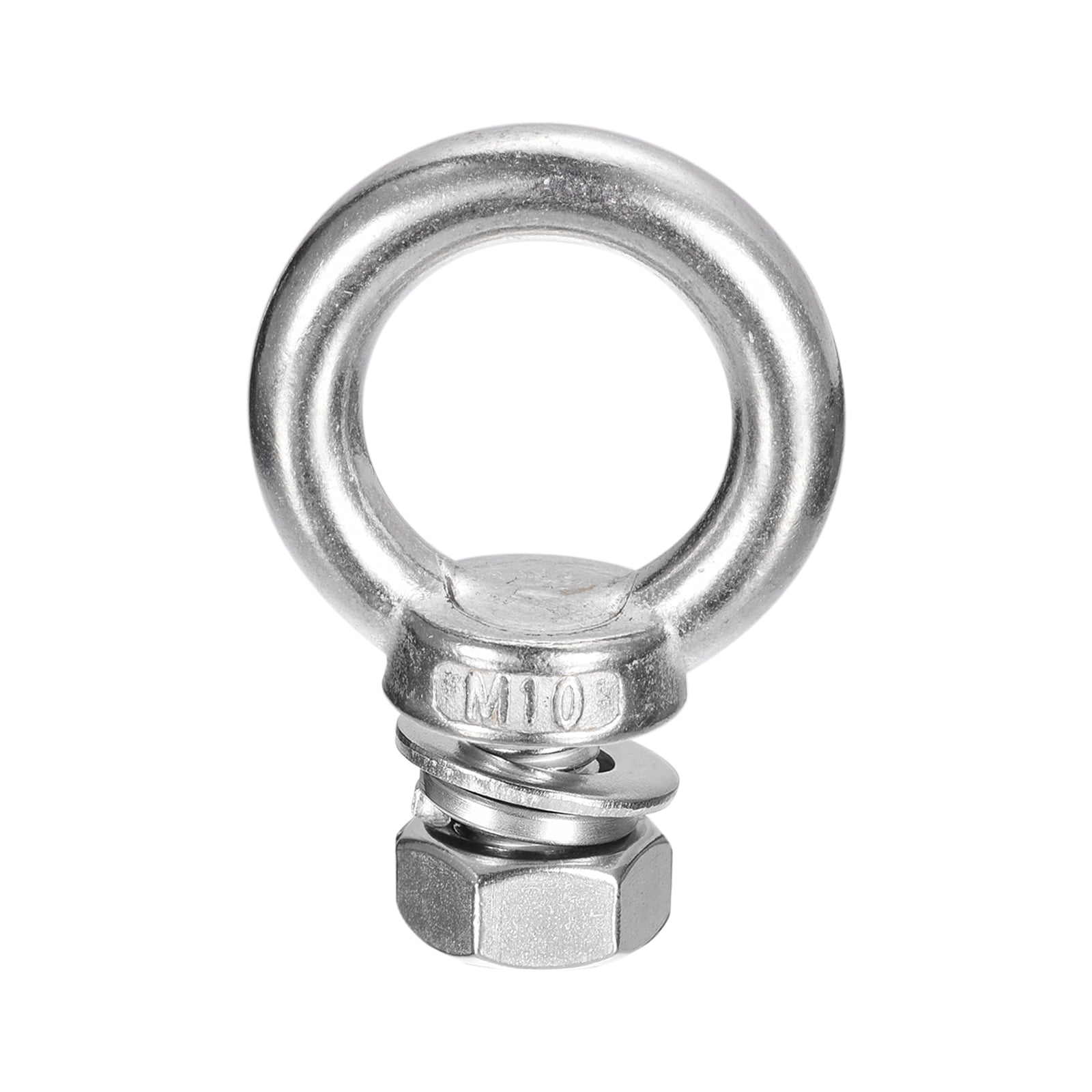 Lifting Eye Bolt 1 Set M10x18mm Eye Bolt with Nut Washer 304 Stainless