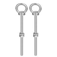 thumbnail image 1 of Lifting Eye Bolt 2 Sets M6x100mm Eye Bolt with Nut Washer 304 Stainless Steel Shoulder Lifting Ring Eye Bolt, 1 of 6