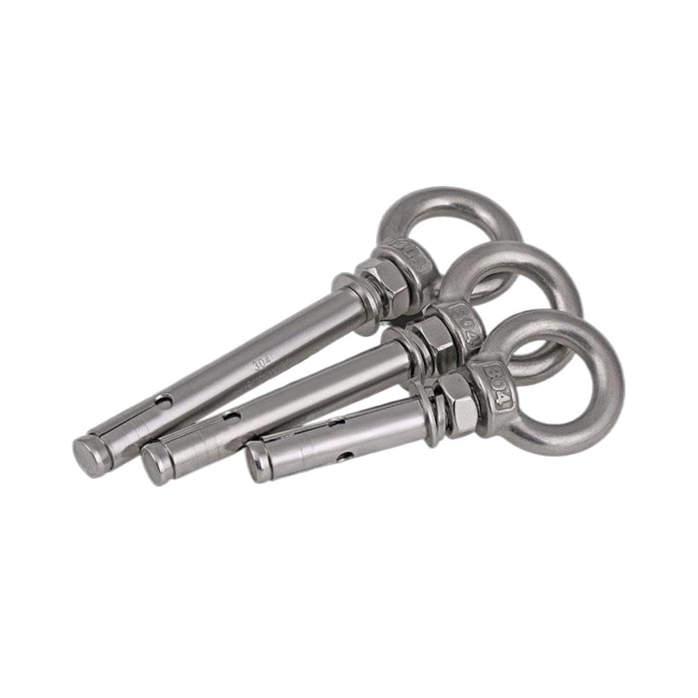 Lifting Eye Bolt,Stainless Steel Lifting Ring Eye Bolts,M8 3pcs 304
