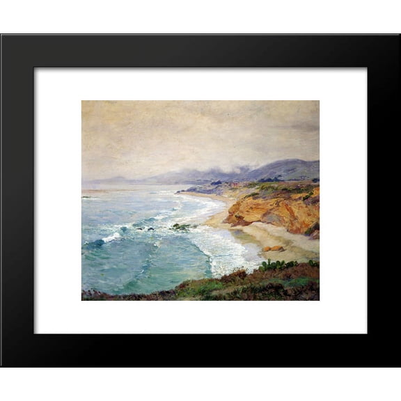 Lifting Fog, Laguna 20x24 Framed Art Print by Guy Rose