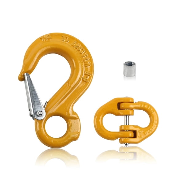 Lifting Hook Heavy Duty Rigging Swivel Hook, Crane Swivel Hook For Rigging And Lifting Safety Chain Caravan Trailer ,Easy to Use