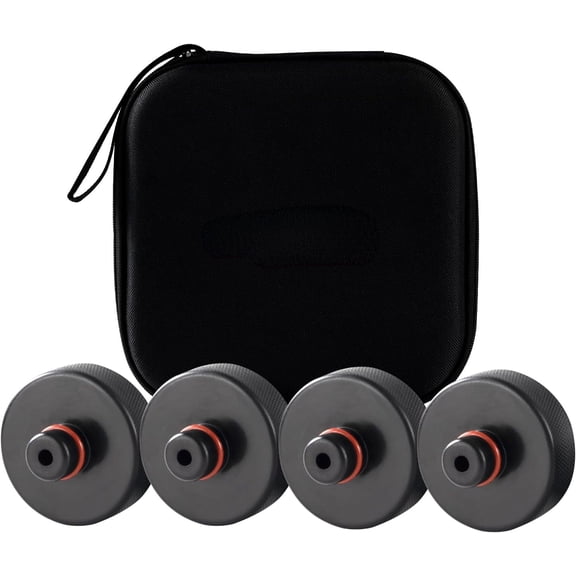 Lifting Jack Pads Compatible with Tesla Model 3/S/X/Y, Upgrade Sturdy Rubber Lift Jack Pucks, 2016-2025 Jack Pad with Protective Ring, Floor Jack Adapters Protects Battery & Chassis