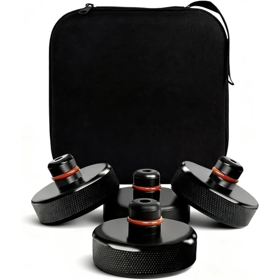 Lifting Jack Pads Compatible with Tesla Model 3/S/X/Y/Y Juniper, 4 Pucks with a Storage Case, Accessories for Tesla Vehicles 2013 to 2026