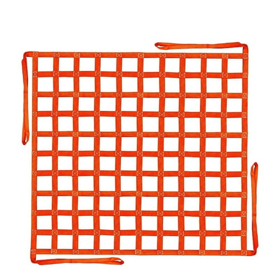 Lifting Net 3.28 X 3.28 Ft, Lifting Net Straps for Hoist 661lbs Load Capacity, Nylon Sling Hoisting Net 10CM Square Hole
