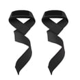 thumbnail image 1 of Lifting Straps (1 Pair) - Wrist Support Wraps - For Powerlifting, Bodybuilding, Gym Workout - black, 1 of 6