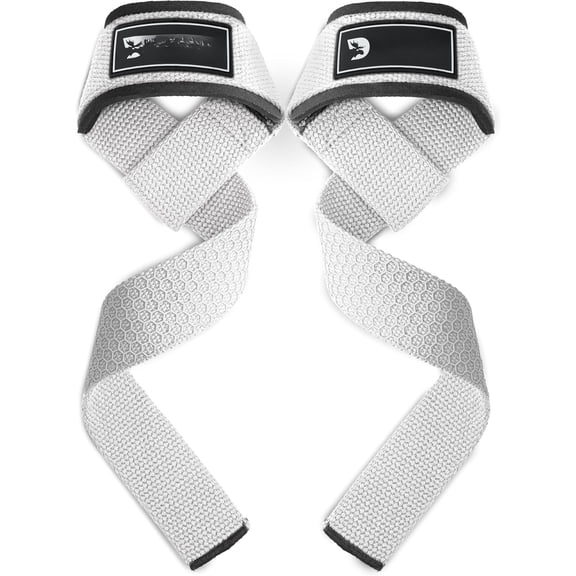 Lifting Straps 24" (Pair) - 5mm Padded Durable Wrist Straps for Weightlifting & Powerlifting - Lifting Strap with Grip for Men & Women - Deadlift Strap for Gym Workout