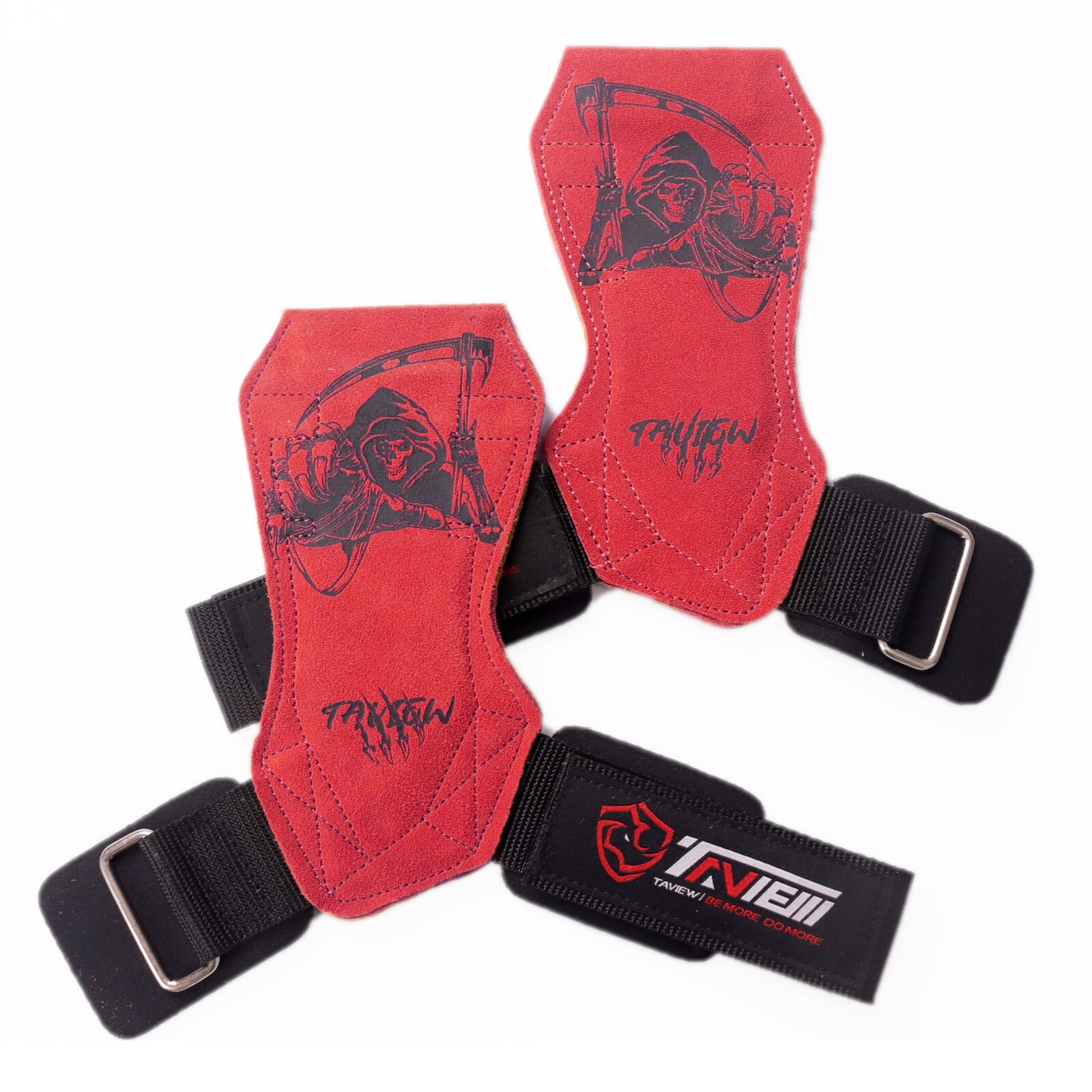 Lifting Straps Weight Wrist Hooks for Maximum Grip Support Grim Reaper