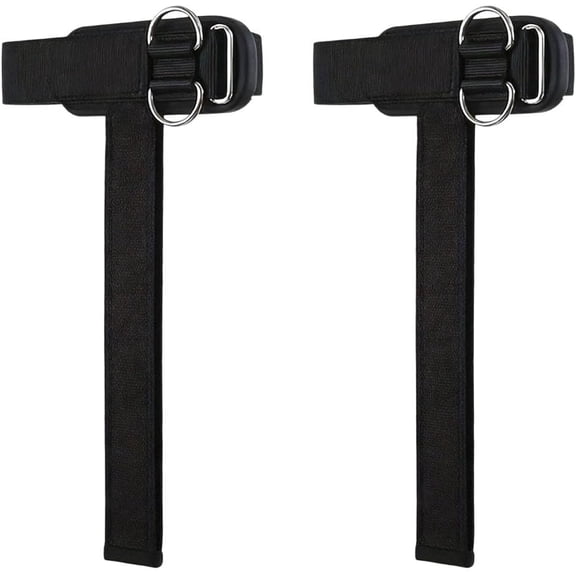 Lifting Straps with D-Ring (2-Pack), Adjustable Wrist Support for Weightlifting, Deadlifts & Gym Training(DSF)