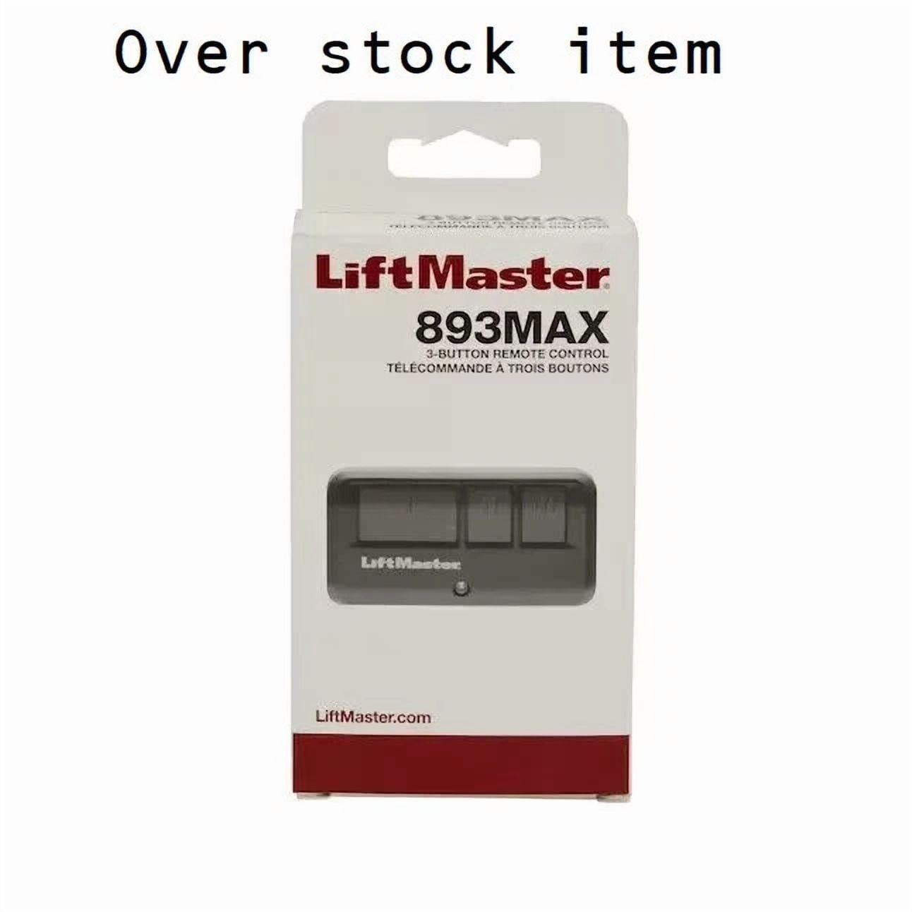Liftmaster 893Max 3 Button Visor Remote Control Garage Door Opener
