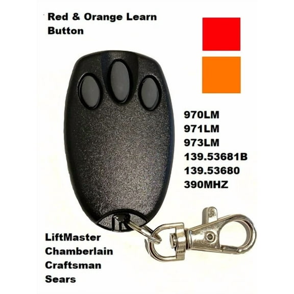 Liftmaster Replacement Garage Door Opener Mini Remote Control 41A5021 390Mhz 3B