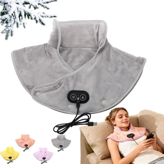 Lifweb Thermaease Pro, Lifweb Grishay ThermaEase Pro, Lifeweb Thermaease Pro Neck and Shoulder, 3 Heat Levels Plus 3 Massage Modes, Fast Heat in 60s, Auto-Off, Gifts for Parents