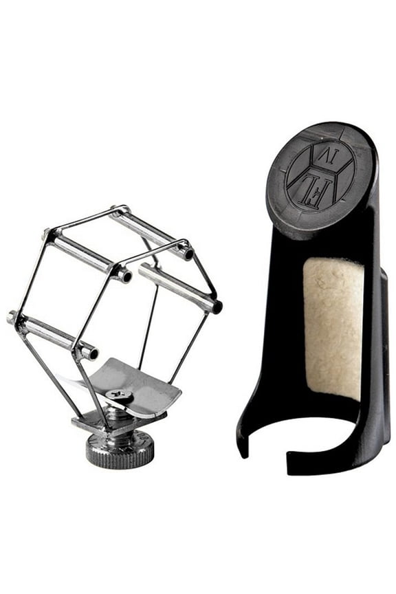 Francois Louis Ultimate Ligature, Alto Saxophone, Size XL Silver for Hard Rubber Mouthpieces