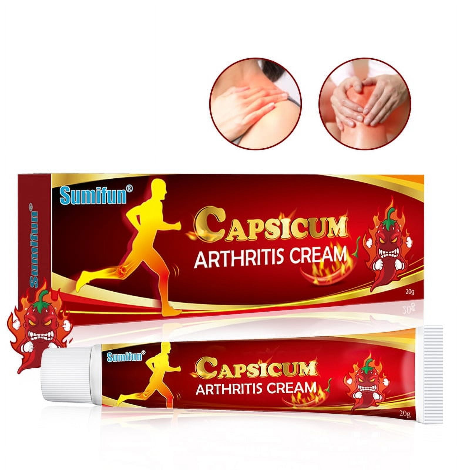Ligghig Hot Pain Cream with Capsicum, Extra Strength Capsaicin Heat