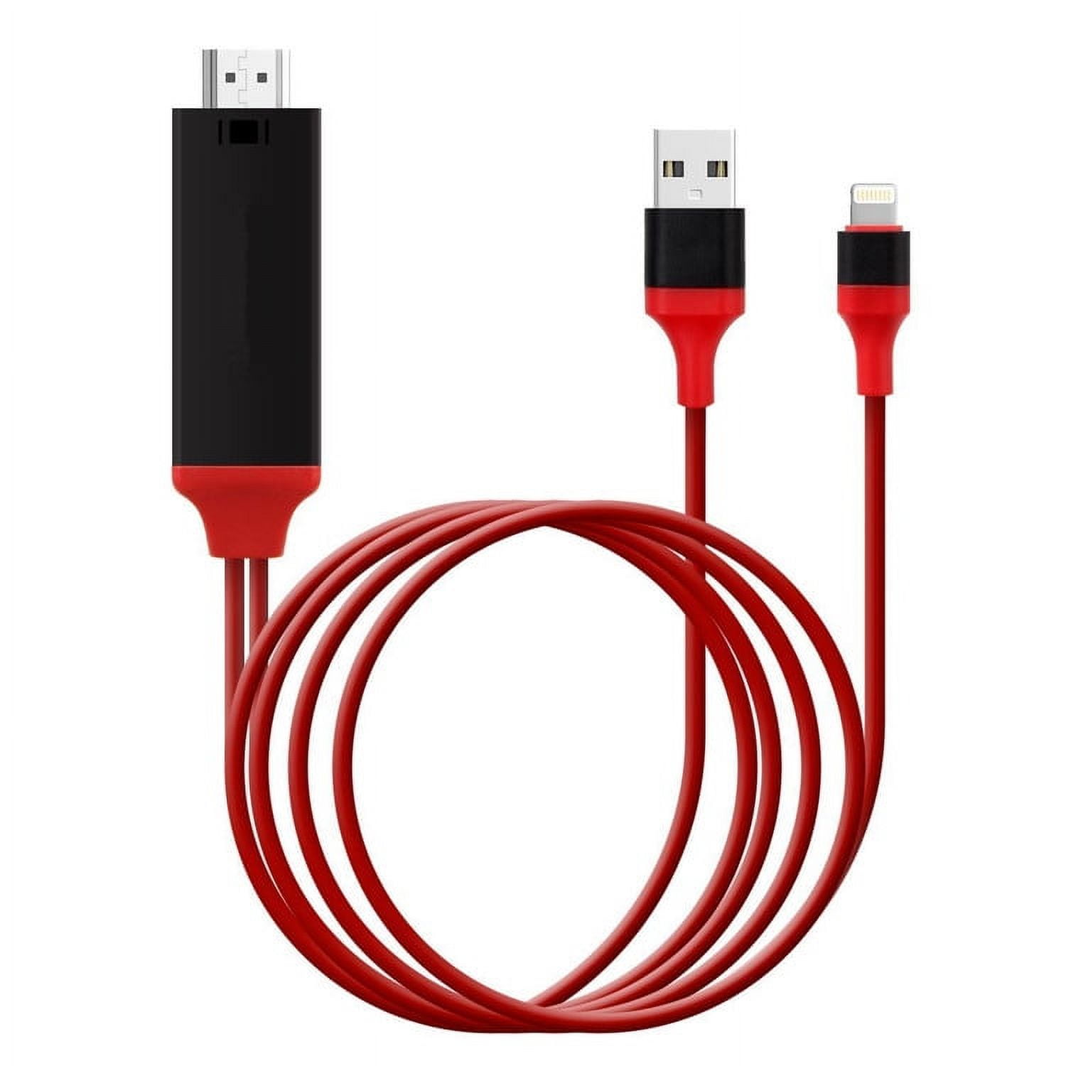 Lighnting Cable to HDMI, HD TV Cable for Iphone,Ipad Mini Video