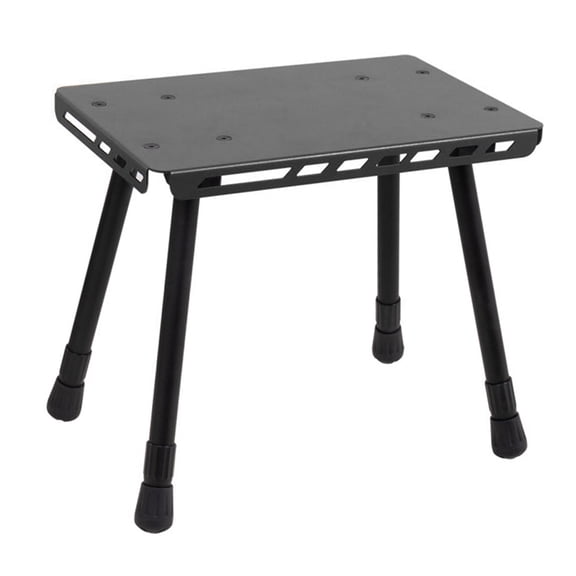 Light 2 in 1 Outdoor Foldable Table Stool Aluminum Alloys Small Table Chair Prorable Folding Small Chair for Picnics