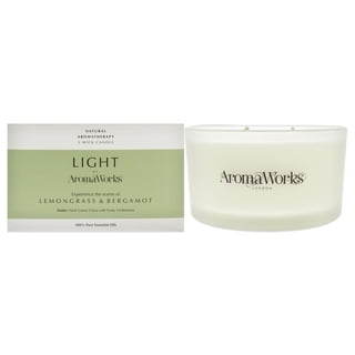 AromaWorks Light Range Lemongrass and Bergamot Candle 3-Wick Large AromaWorks Light Range Lemongrass and Bergamot Candle 3-Wick Large