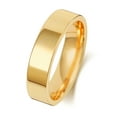 thumbnail image 1 of Light 9k Gold 5mm Flat Court Comfort Men/Women Wedding Band/Ring, 1 of 1
