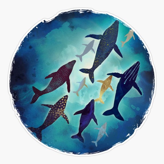 Light Above Ocean Sunset Sticker