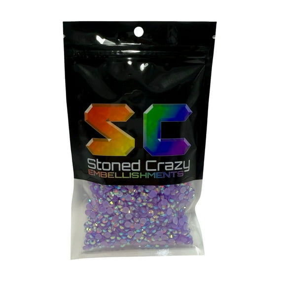 Light Amethyst AB Resin Rhinestones