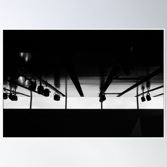 Light And Dark Poster Wall Art, Modern Wall Decor, 8x12 UNFRAMED