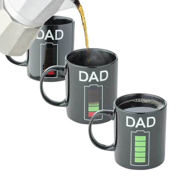 Light Autumn Changing Color Mugs - Heat Change Mug for Dad - Gifts from  Daughter - Thermal Heat Activated, Battery - Dad Birthday Gifts for Dad