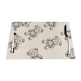 on Light Background mat, heatresistant dining table mat, washable PVC
