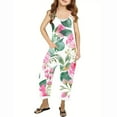 thumbnail image 1 of Light Baggy Pants for Babies, Toddlers, and Kids, Full Length Pants Overalls Girls Casual Jumpsuits Sleeveless Rompers Long Pants with Pockets for 5-14 Years Multicolor 150, 1 of 5
