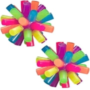 Light Ball Assorted Colors Flashing 3 Inch Party Favor 2 ct