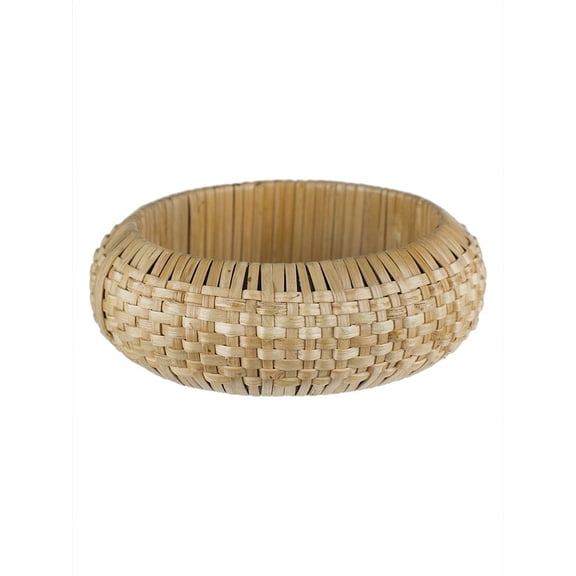 Light Beige Rattan Bangle