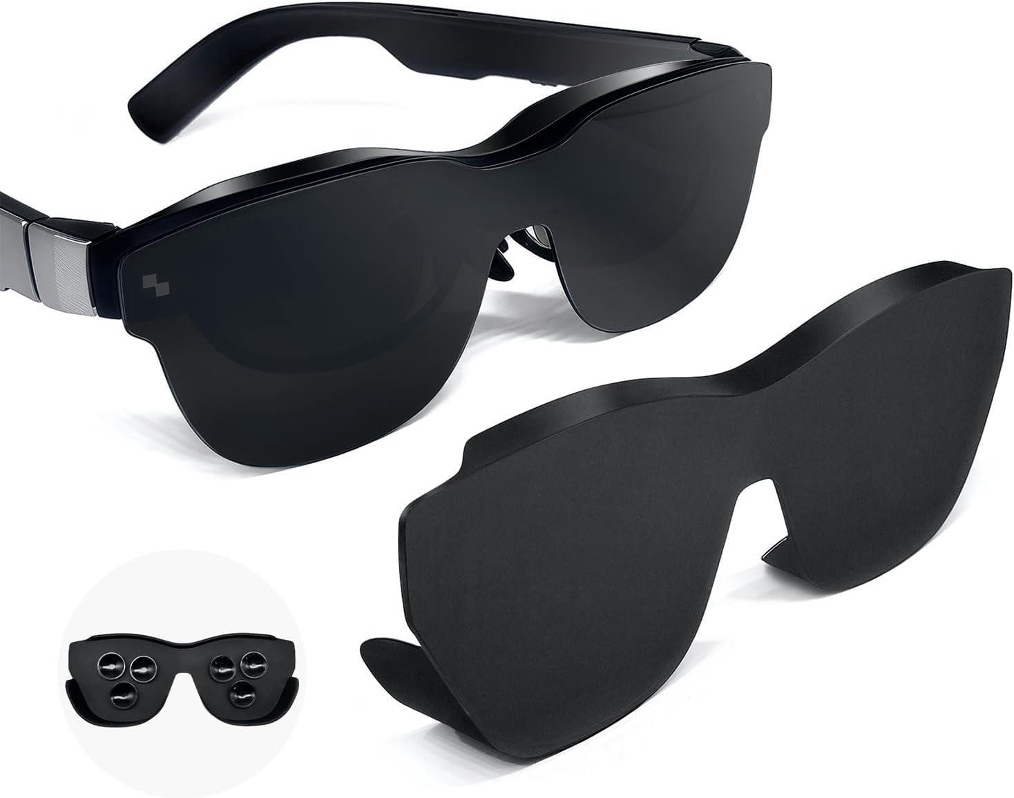 Light Blockers for Rayneo Air 3S Air 2S AR Glasses, Universal Soft 