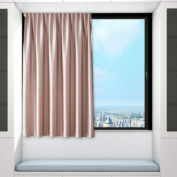 Light Blocking Noise Reducing Self-Adhesive Window Curtain Shades, Heat Insulating Soundproof Shades for Bedroom, Easy No-Drill Installation for Home, Office, and Apartments