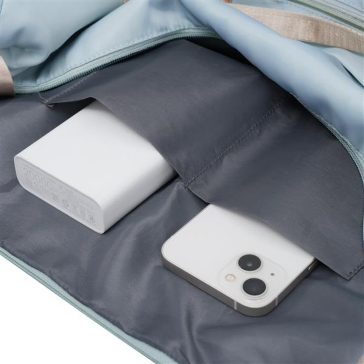 Light Blue 20Inch Expandable CarryOn Luggage Set with ABS Hard Shell