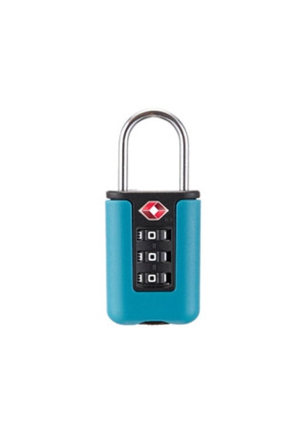 Light Blue-3 Digit Anti-Theft Security Tool, Durable Paints, Password Lock, Suitcase, Luggage, Code Lock, Travel