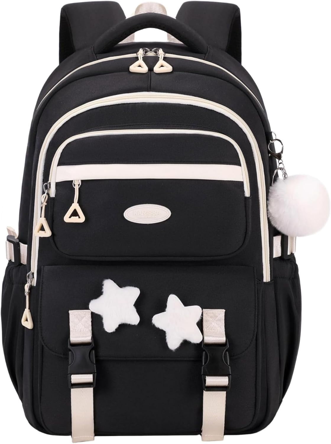 Light Blue Backpack, Bags Bookbag Backpack for student with Star
