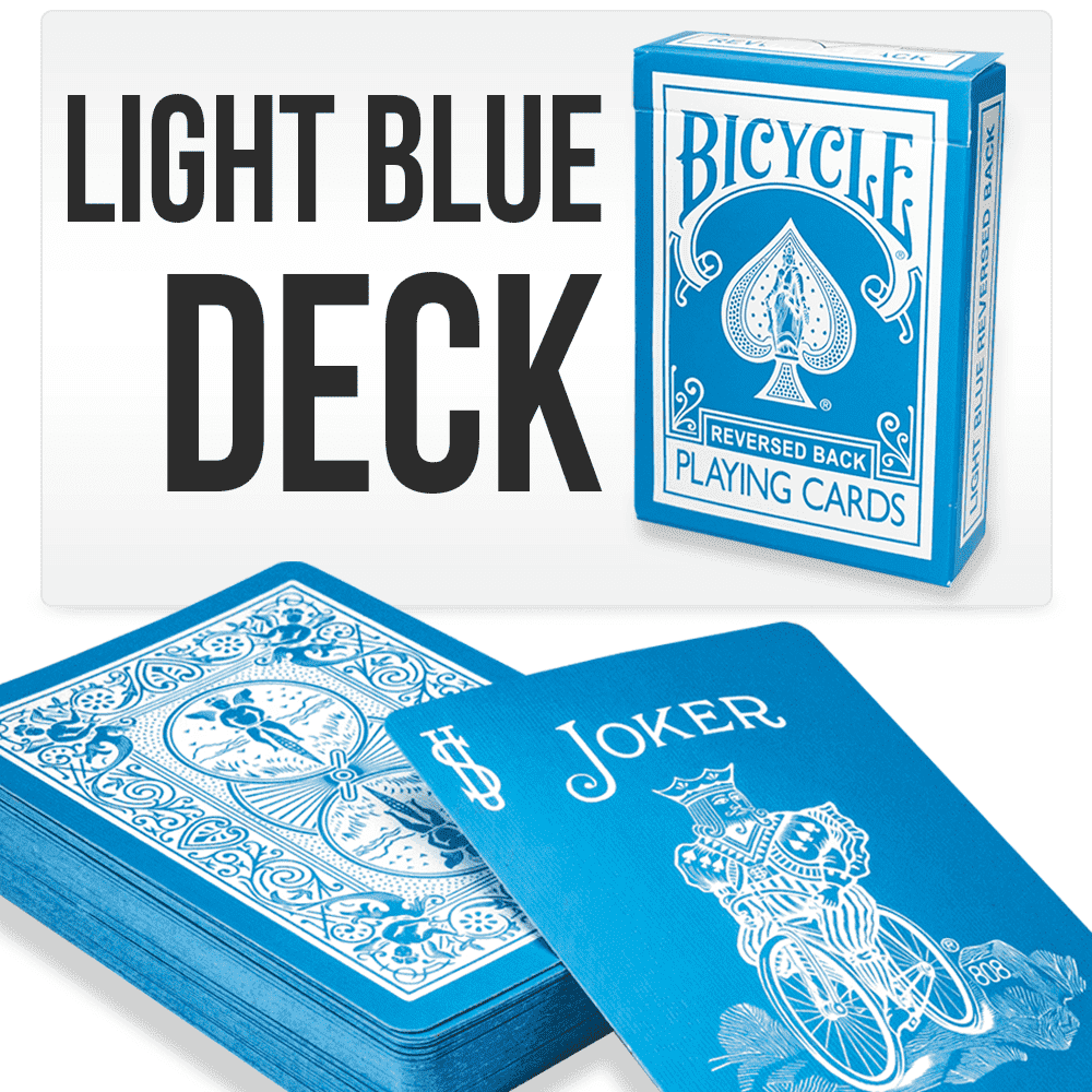Light Blue Bicycle Playing Cards Deck - Walmart.com