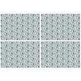 thumbnail image 1 of Light Blue Bigfoot and Tree Pattern Summer Placemats Table Placemats Set Of 4-Linen Kitchen Washable Placemats Table Mats 11.8"x17.7" Non-Slip Heat Resistant, 1 of 6