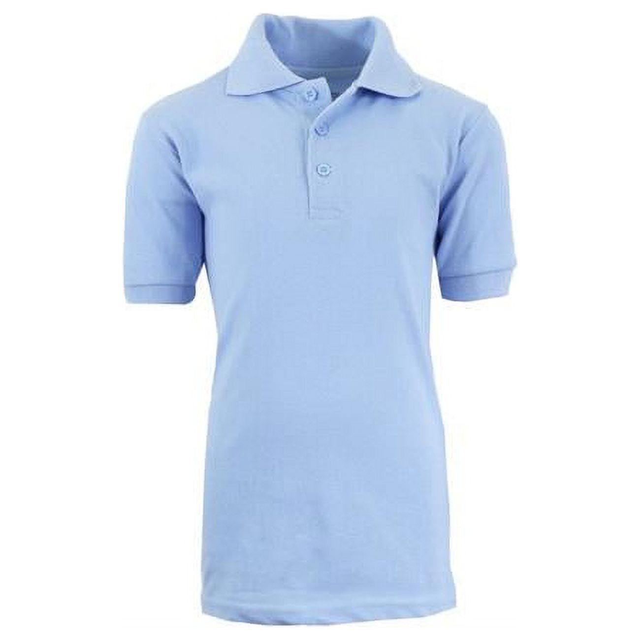 light blue boys polo