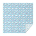 thumbnail image 1 of Light Blue Cartoon Unicorn Cloud Pattern Square Tablecloth,Waterproof Square Table Cover,Wipeable Spillproof Washable Table Cover for Home Kitchen Party Decor 52"x52"(132x132cm), 1 of 6
