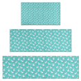 thumbnail image 1 of Light Blue Cartoon Unicorn Pattern Kitchen Rugs Sets Of 3,Kitchen Runner Rugs Non Skid Washable,Decorative Kitchen Floor Mats for Kitchen,Sink,Laundry,17"x30"+ 17"x47" + 17"x59", 1 of 6