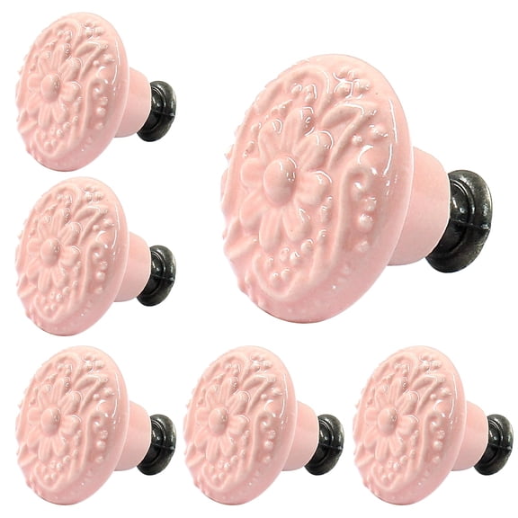 Light Blue Ceramic knobs, Kitchen Cabinet Retro Dresser Knobs, Drawer Knobs, Furniture Knobs and Pulls(10Pcs)