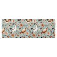 thumbnail image 1 of Light Blue Chicken Floral Pattern Kitchen Rug Mat,Kitchen Runner Rugs Non Skid Washable,Decorative Kitchen Floor Mats for Kitchen,Sink,Laundry,17"x47.2", 1 of 7
