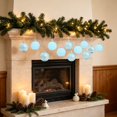 thumbnail image 1 of Light Blue Christmas Ball Ornaments Set, 16Pcs 2.36in Shatterproof Plastic Xmas Hanging Baubles for Christmas Tree, Wreath, Fireplace & Holiday Decor, 1 of 10