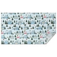 thumbnail image 1 of Light Blue Christmas House and Tree Pattern Rectangle Tablecloth 60"x102",Waterproof Polyester Rectangle Table Cloth, Wipeable Spillproof Polyester Tablecloth for Dining, Camping, Indoor and Outdoor, 1 of 6