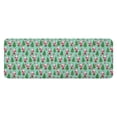 thumbnail image 1 of Light Blue Christmas Santa and Tree Pattern Kitchen Rug Mat,Kitchen Runner Rugs Non Skid Washable,Decorative Kitchen Floor Mats for Kitchen,Sink,Laundry,17"x47.2", 1 of 7