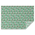 thumbnail image 1 of Light Blue Christmas Santa and Tree Pattern Rectangle Tablecloth 60"x84",Waterproof Polyester Rectangle Table Cloth, Wipeable Spillproof Polyester Tablecloth for Dining, Camping, Indoor and Outdoor, 1 of 5