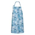 thumbnail image 1 of Light Blue Christmas Snowflake Apron-Garden Aprons for Women with Pockets-Cotton Linen Waterproof Kitchen Cooking Gardening Aprons Adjustable for Kitchen,Cooking,BBQ and Salon 32"x27", 1 of 7