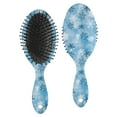 thumbnail image 1 of Light Blue Christmas Snowflake Pattern Hair Brush,Girls Detangling Hair Brush,Glide Through Tangles with Ease for Wet & Dry Hair,8.8"X2.8", 1 of 7