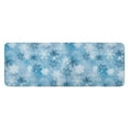 thumbnail image 1 of Light Blue Christmas Snowflake Pattern Kitchen Rug Mat,Kitchen Runner Rugs Non Skid Washable,Decorative Kitchen Floor Mats for Kitchen,Sink,Laundry,17"x47.2", 1 of 7