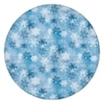 thumbnail image 1 of Light Blue Christmas Snowflake Pattern Round Fitted Tablecloth with Elastic Edge,Dining Table Cover Waterproof,Outdoor Round Tablecloth for Camping,Dining,Indoor and Outdoor, 1 of 7